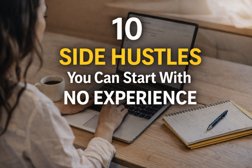 10 Side Hustles you can start with no experience