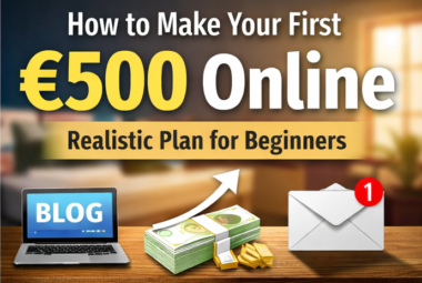 How to Make Your First €500 Online (Realistic Plan for Beginners)