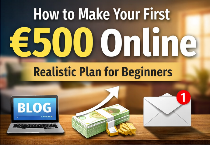 How to Make Your First €500 Online (Realistic Plan for Beginners)