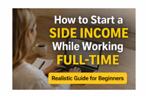 How to start a Side Income while working full-time
