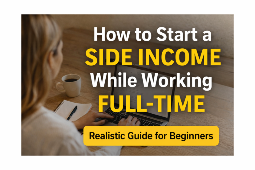 How to start a Side Income while working full-time