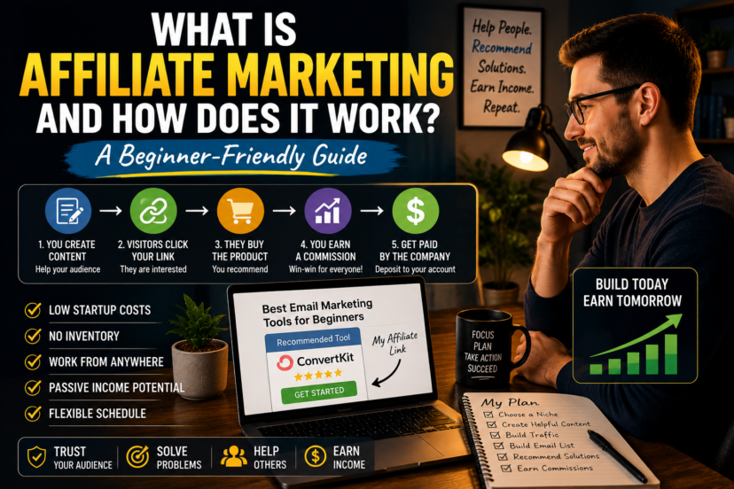 WHAT IS AFFILIATE MARKETING AND HOW DOES IT WORK?