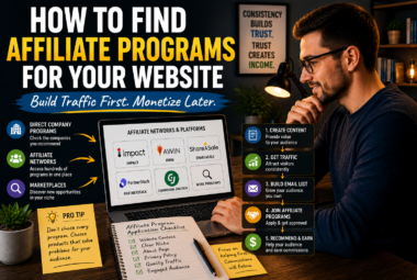 HOW TO FIND AFFILIATE PROGRAMS FOR YOUR WEBSITE