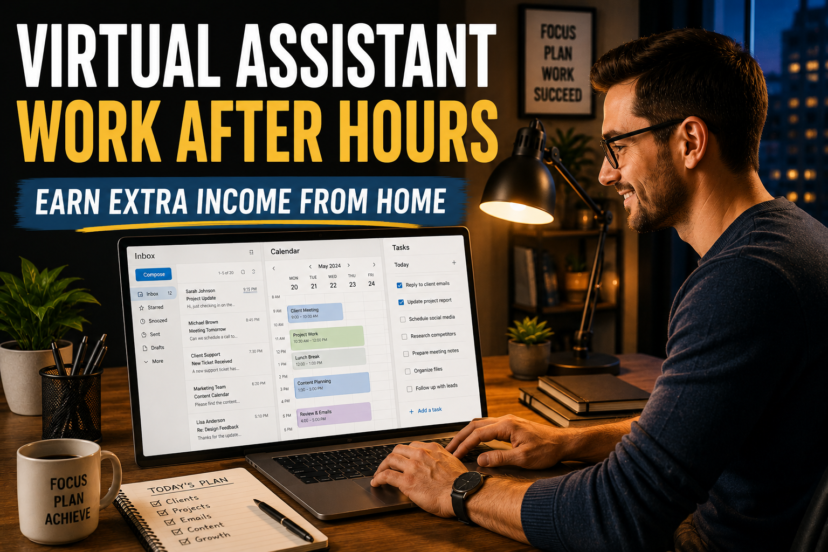 VIRTUAL ASSISTANT WORK AFTER HOURS