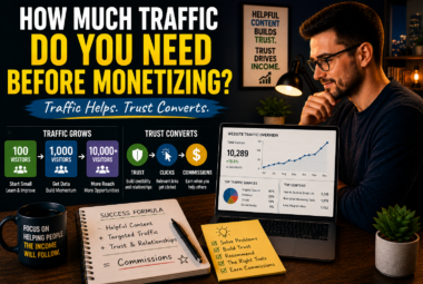 HOW MUCH TRAFFIC DO YOU NEED BEFORE MONETIZING?