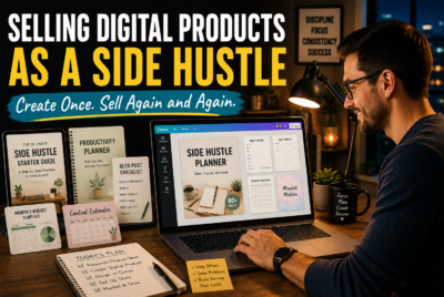 SELLING DIGITAL PRODUCTS AS A SIDE HUSTLE