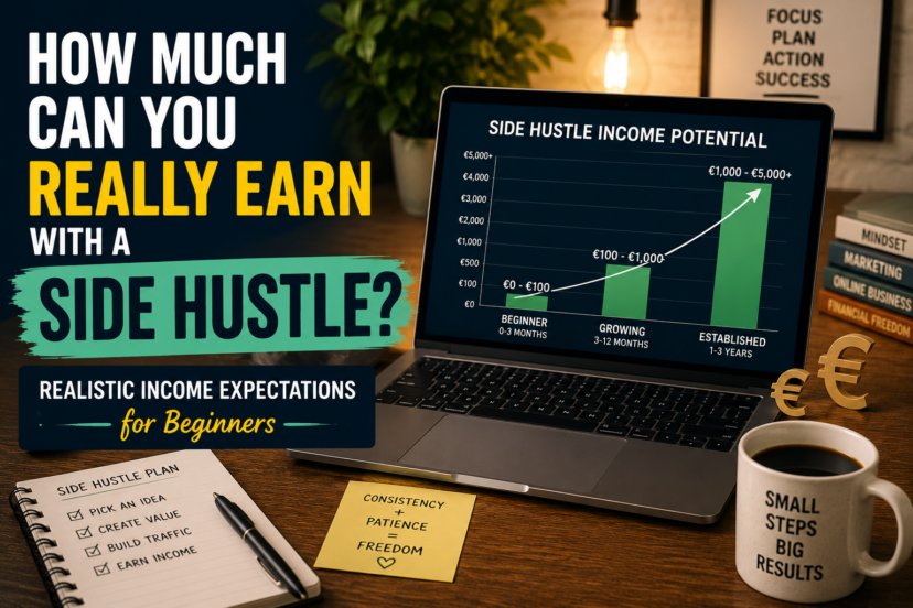 How Much Can You Really Earn with a Side Hustle - Realistic Side Income Expectations for Beginners