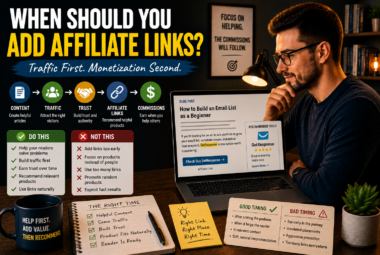WHEN SHOULD YOU ADD AFFILIATE LINKS?