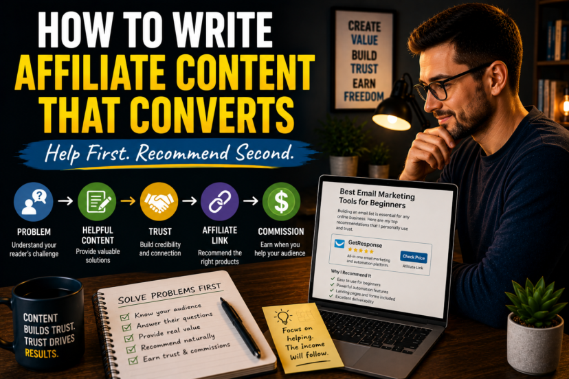 HOW TO WRITE AFFILIATE CONTENT THAT CONVERTS