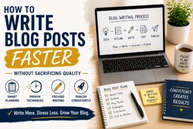 How to Write Blog Posts Faster (Without Sacrificing Quality)