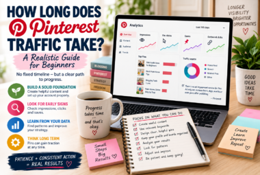 How long does Pinterest traffic take, with Pinterest Analytics, early performance signals, useful content, relevant keywords, and a data-driven improvement process