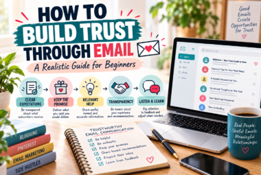 How to build trust through email with clear expectations, relevant help, transparency, and respectful subscriber communication